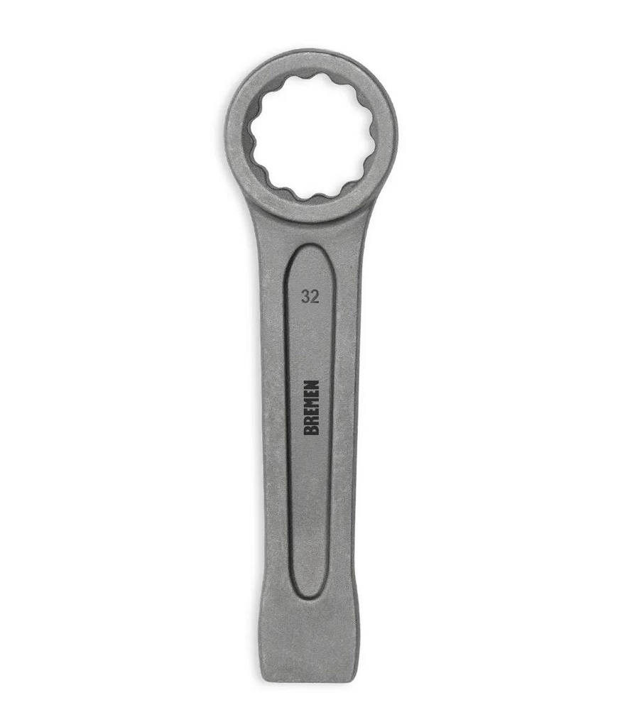 LLAVE  DE GOLPE ESTRIADA RECTA  32mm BREMEN® (8524)