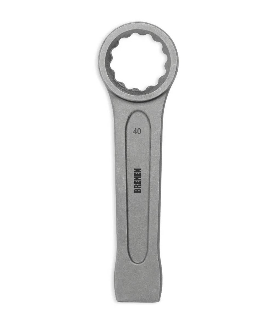 LLAVE  DE GOLPE ESTRIADA RECTA  40mm BREMEN® (8528)