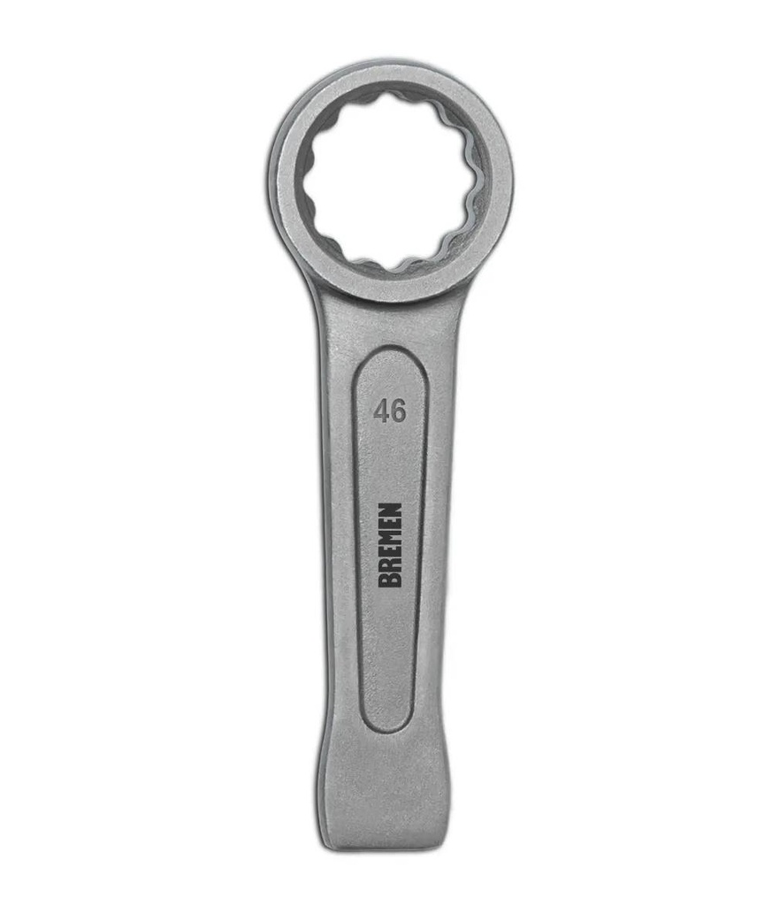 LLAVE  DE GOLPE ESTRIADA RECTA  46mm BREMEN® (8531)