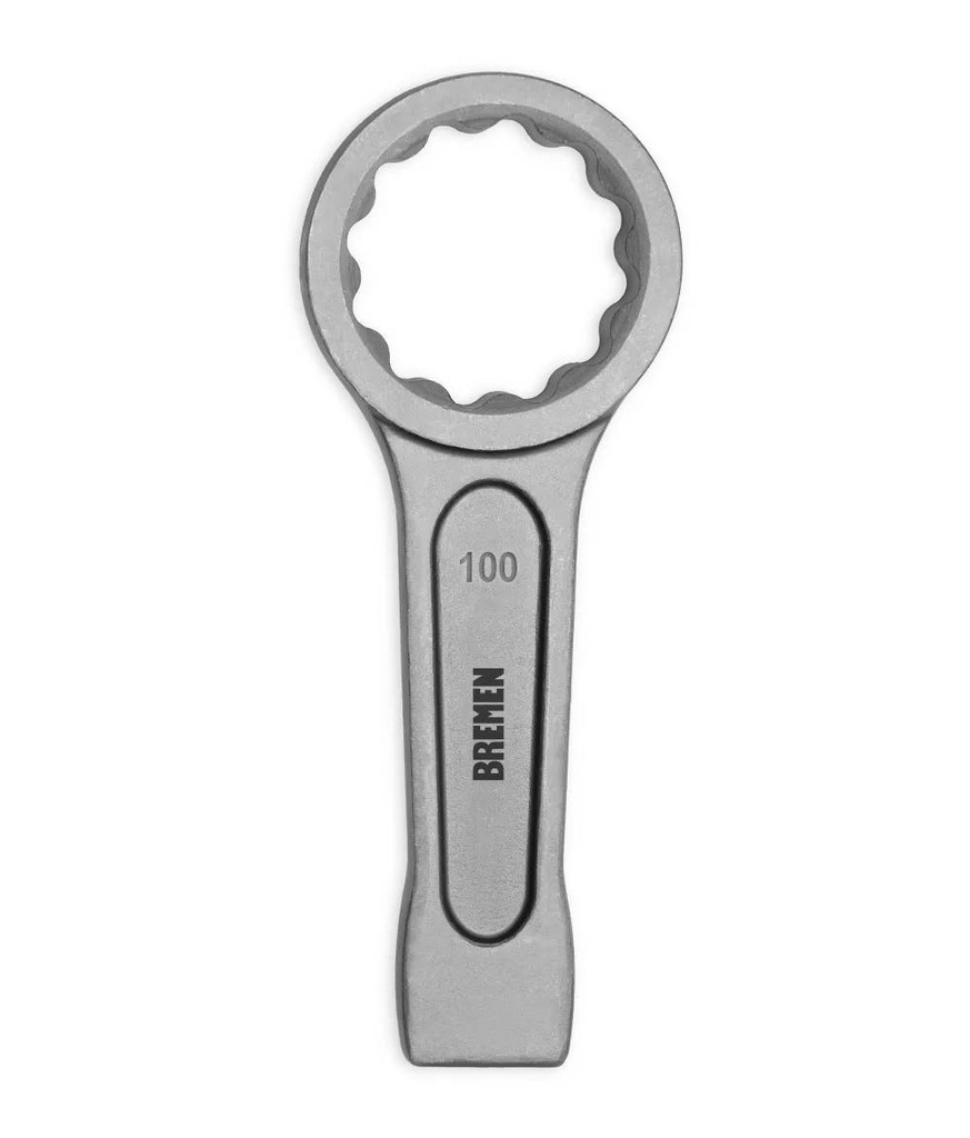 LLAVE  DE GOLPE ESTRIADA RECTA 100mm BREMEN® (8542)