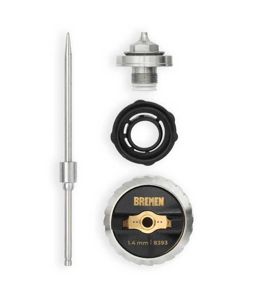 PISTOLA para PINTAR "HVLP" SPEZIALIST BREMEN® = REPUESTO PICO 1.4 boquilla y aguja (Cod 8390) (8393)