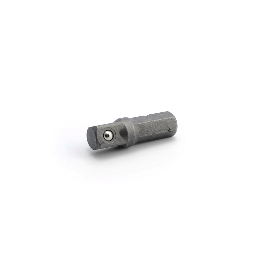 ADAPTADOR    1/4"  Hexagonal x 1/4" Macho (30 mm) BREMEN® (5208)