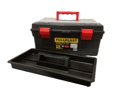 CAJA HERRA. PLAST. 13" C/GAVETERO Y BANDEJA