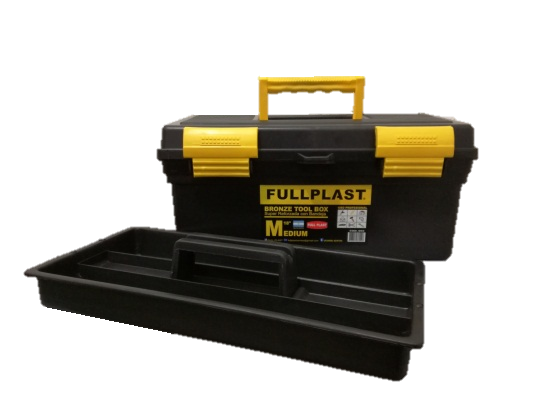CAJA HERRA. PLAST. 18" C/BANDEJA