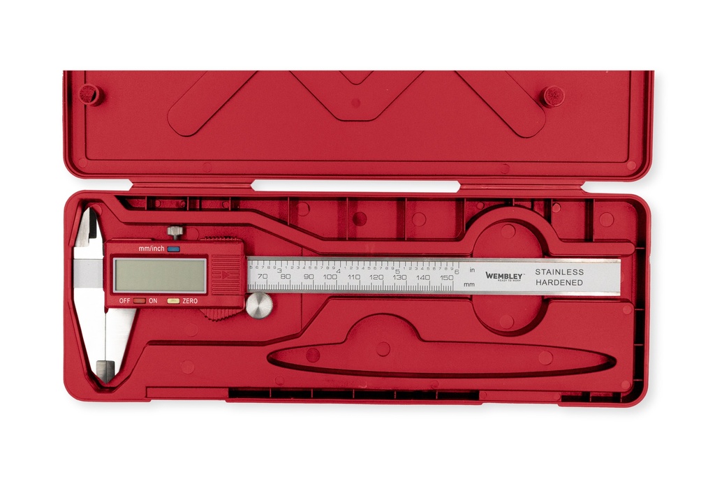 CALIBRE DE ACERO 150 mm:Visor Digital Plastico WEMBLEY® (2389)