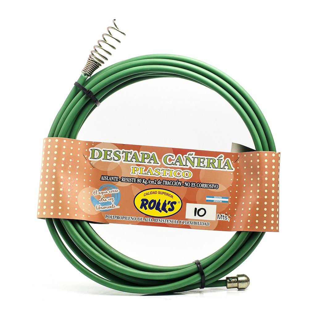 CINTA DESTAPA CAÑERIAS PLASTICA 20 mts.ROLLS (259)