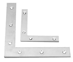 ESCUADRA PLANA  90 X 15 mm. CROMADA "SC"