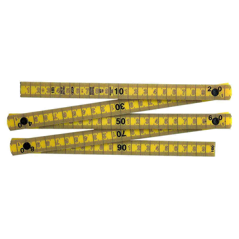 METRO PLASTICO PLEGABLE ART.100/1 m EVEL