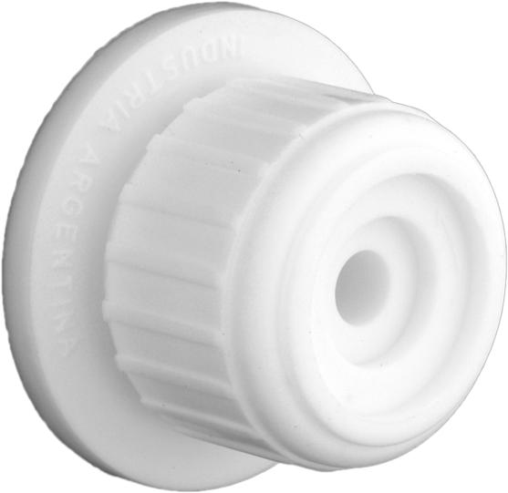 SOPORTE PLAST. T/LUQUE P/barral lat. STAND.BLANCO (x Par.)