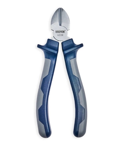 [BRECO6AR] ALICATE C/OBLICUO 6" AISLACION AZUL/ROJA BREMEN® (6338)