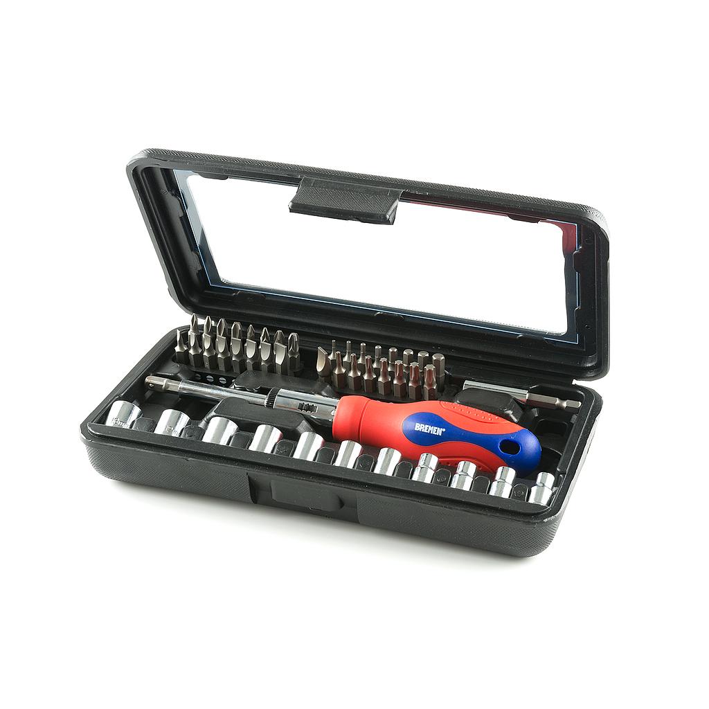 [BREDC46J] DEST. PORTA PUNTAS CRIQUE JUEGO (46 Pzs) (TX/PL/PH/PZ/HEX) BREMEN® (6763)