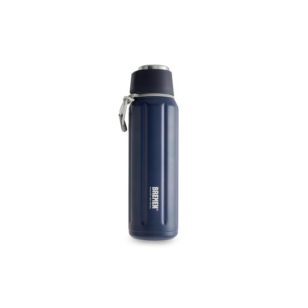 [BRET600AZ] TERMO 600cc Acero Inoxidable AZUL BREMEN® (7167)