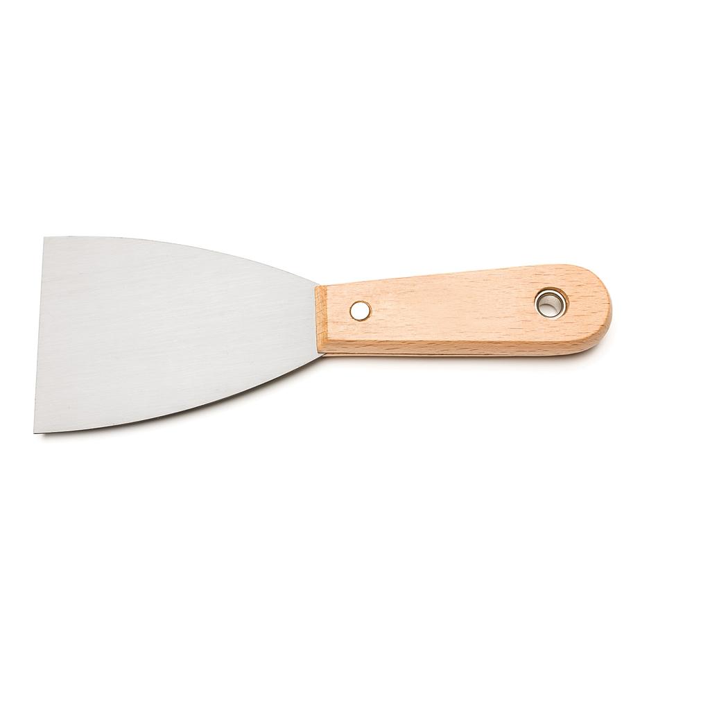 [BREE87] ESPATULA 87.5 mm (3-1/2") CABO MADERA BREMEN® (5533)