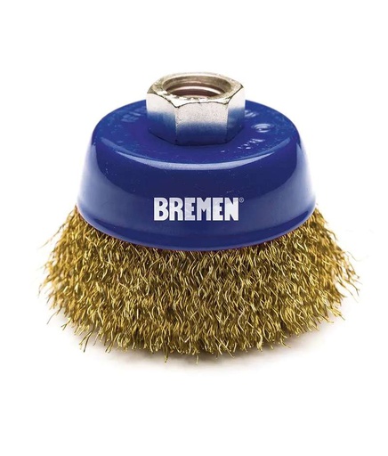 [3255] CEPILLO COPA   4" RIZADO (Amoladora Ang.) BREMEN® (3255)