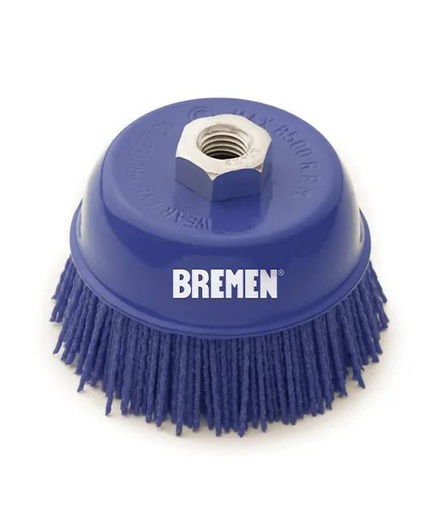 [7069] CEPILLO COPA ABRASIVO 4"  (Amoladora Ang.) BREMEN® (7069)