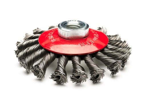 [3257] CEPILLO Ctro. Deprimido   4" TRENZADO (Amoladora Ang.) BREMEN® (3257)