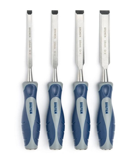 [BREF4J] FORMON en Jgo x 4 Pzs   [10, 13, 16 & 19mm] (Cr-V y Mango TPR) BREMEN® (7676)