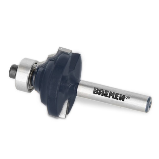 [BREF7637] FRESA para ROUTER (PERFIL DOBLE) 1/4"x1 1/8"x1/2" BREMEN® (7637)