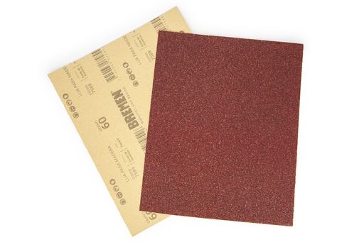 [7594] Lija para Madera [Grano 180] x 25 uni BREMEN® (7594)