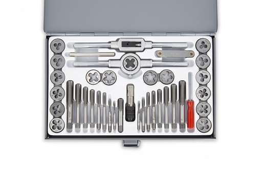 [BREMT40P] MACHOS & TERRAJAS en JGO Milimétrico [40 Pzs] Caja Metal BREMEN® (7456)