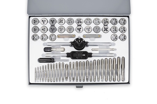 [BREMT60P] MACHOS & TERRAJAS en JGO Milimétrico [60 Pzs] Caja Metal BREMEN® (7457)