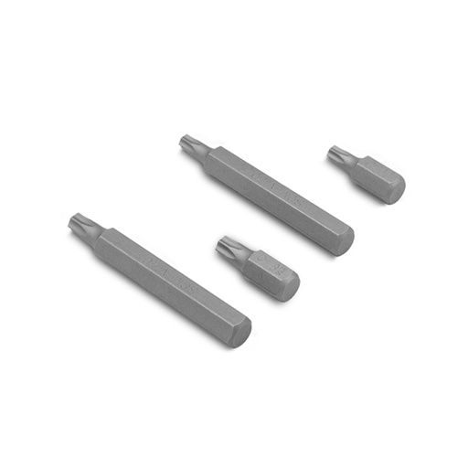 [6771] TORX:PUNTAS ACERO S-2 en SET x 4Pzs [T30&T40] (30mm+75mm) BREMEN® (6771)