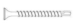[TTM06025] TORNILLO AUTOPERFORANTE TROMPETA MECHA [006] 6 x 1" (Caja x 1500) BREMEN®