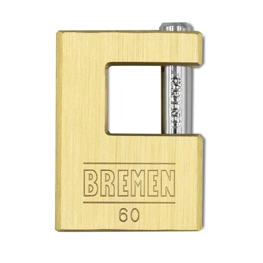 [BRECBH70] CANDADO DE BRONCE PERNO HORIZONTAL REFORZADO 70mm BREMEN® (7748)