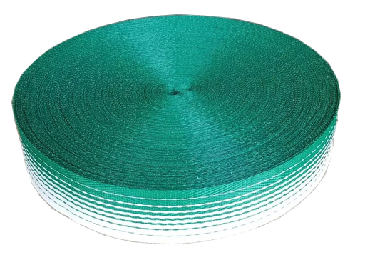 [TENC50VE] CINTA TEJIDA VERDE 6 cm. MONOFILAMENTO (50 mts.)