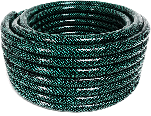 [PSFT1215] MANGUERA RIEGO TRENZADA  1/2 x 15 VERDE