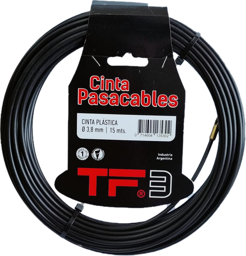[TF3CPC15] CINTA PASA CABLES PLASTICA 15 mts. TF3