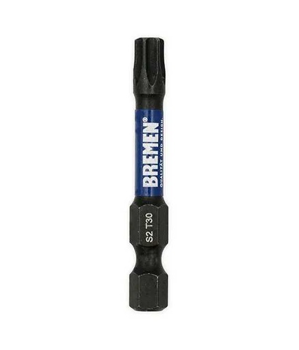 [7870] TORX:PUNTAS IMPACTO T-30 (L50mm) [Magnética] [5 unid] BREMEN® (7870)