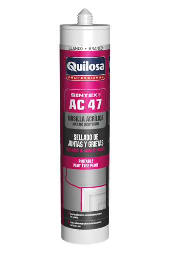 [QUI43775] SELLADOR ACRILICO JUNTAS Y GRIETAS SINTEX AC-47 LADRILLO 300 ml. QUILOSA (10043775)