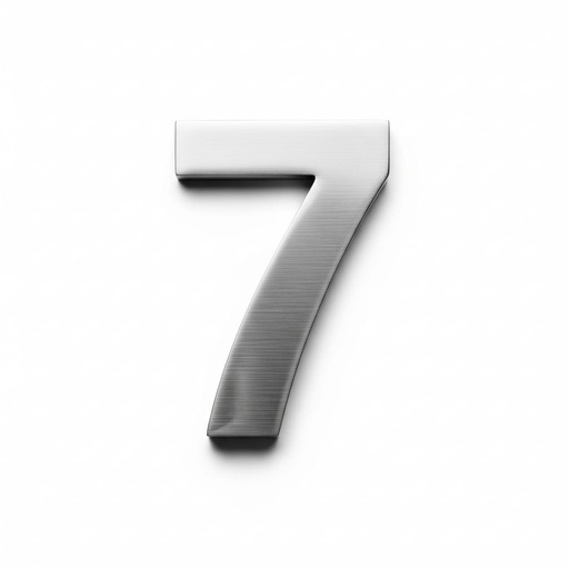 [SCNAI7] NUMERO 7 ACERO INOXIDABLE 2mm