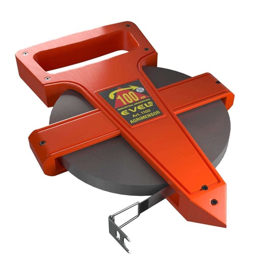[EVE1100] CINTA METRICA PREMIUM AGRIMENSOR 100 mts. X 11 mm. CR. EVEL® (1100)