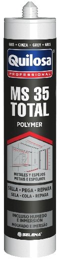 [QUI43791] ADHESIVO Y SELLADOR MS-35 TOTAL GRIS 300 ml. QUILOSA (10043791)