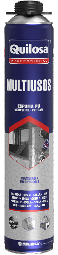 [QUI51388] ESPUMA DE POLIURETANO MULTIUSO (PISTOLA) 750 ml. QUILOSA (10051388)