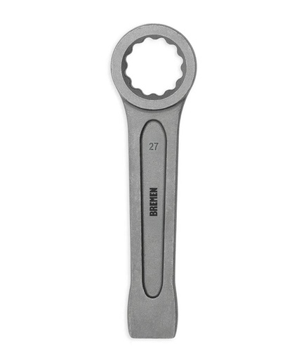 [8522] LLAVE  DE GOLPE ESTRIADA RECTA  27mm BREMEN® (8522)