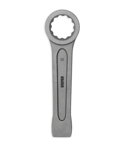 [8523] LLAVE  DE GOLPE ESTRIADA RECTA  30mm BREMEN® (8523)