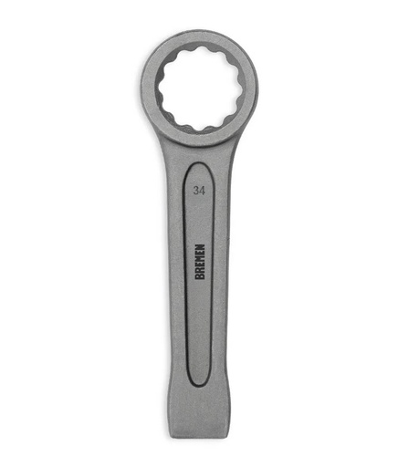 [8525] LLAVE  DE GOLPE ESTRIADA RECTA  34mm BREMEN® (8525)