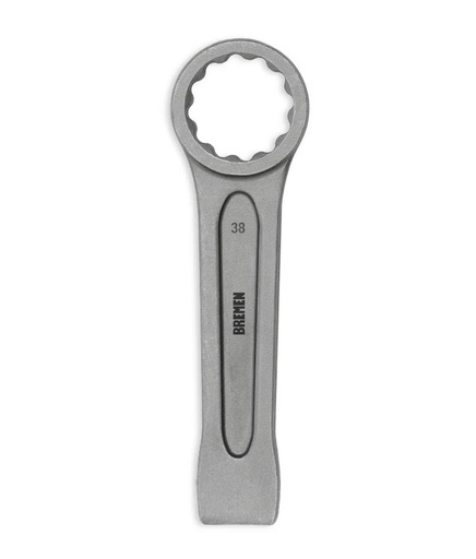 [8527] LLAVE  DE GOLPE ESTRIADA RECTA  38mm BREMEN® (8527)