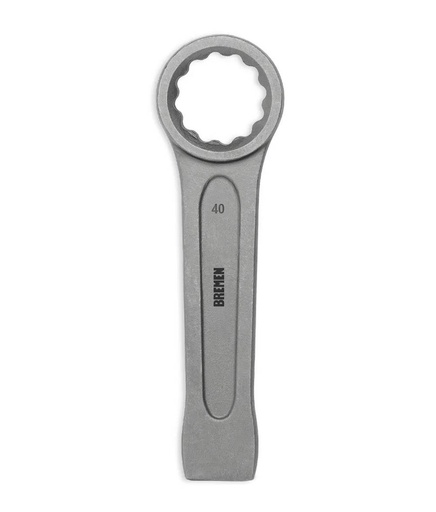 [8528] LLAVE  DE GOLPE ESTRIADA RECTA  40mm BREMEN® (8528)