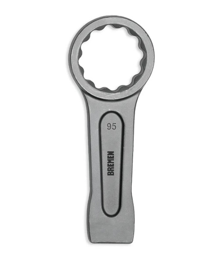 [8541] LLAVE  DE GOLPE ESTRIADA RECTA  95mm BREMEN® (8541)
