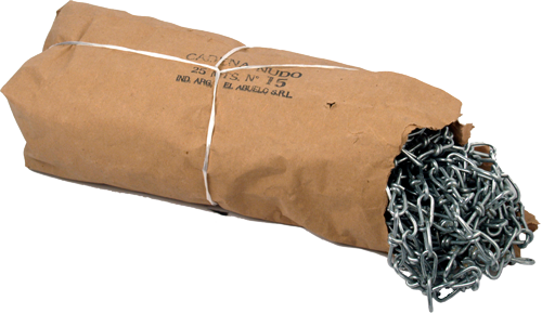 [ELACN11] CADENA NUDO GALVANIZADA EL ABUELO Nº 11 (x 25 mts.)