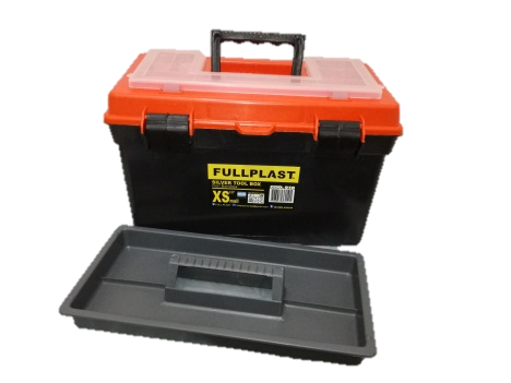 [BOK010] CAJA HERRA. PLAST. 13" C/GAV/BAND. CAJON ALTO