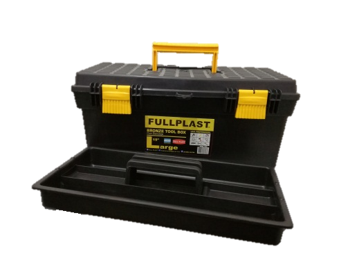 [BOK136] CAJA HERRA. PLAST. 19" C/BANDEJA