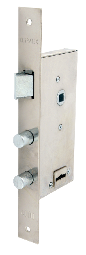 [CER4001] CERRADURA SEG. IZQ. 6 PLACAS NIQUELADA CONSORCIO Cerratex® (4001)