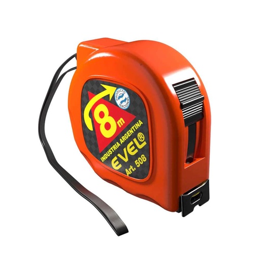 [EVE508] CINTA METRICA PREMIUMBLOK ..8 mts. C/FRENO ANCHA EVEL® (508)