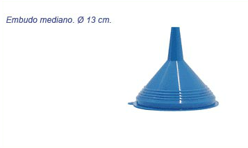 [CANE13] EMBUDO PLASTICO 13 cm.