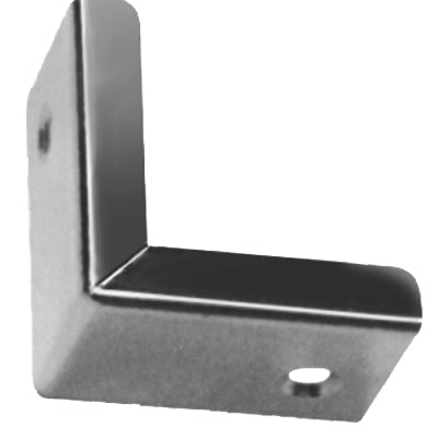 [RLEVAAI] ESQUINERO P/VIDRIO ABIERTO ACERO INOX. (x 100)